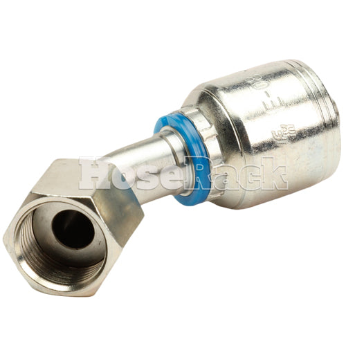 1/2" Female Face Seal Swivel 45˚ Elbow (ORFS) Hydraulic Fitting