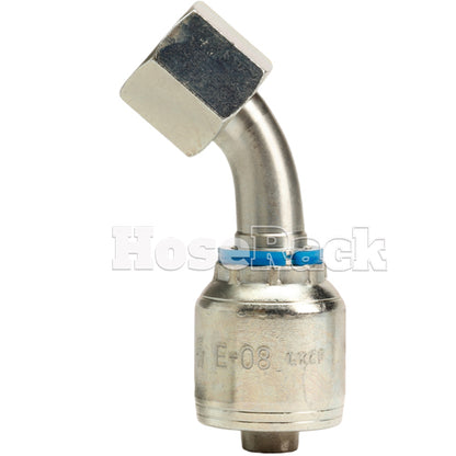 1/2" Female Face Seal Swivel 45˚ Elbow (ORFS) Hydraulic Fitting