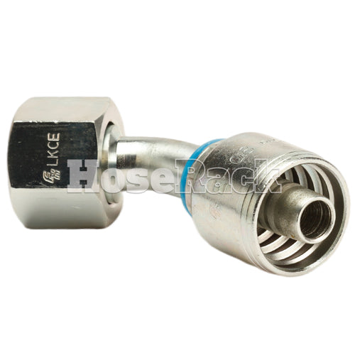 5/8" Female Face Seal Swivel 45˚ Elbow (ORFS) Hydraulic Fitting