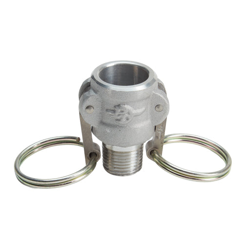 Aluminum 1/2" Female Camlock x 1/2" Male NPT