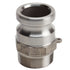 Stainless Steel 2" Camlock Male x 2" NPT Male (USA)