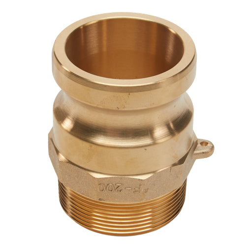 Brass 2" Male Camlock x 2" Male NPT