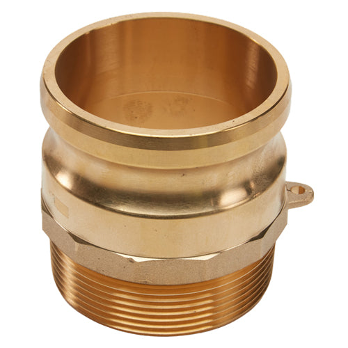 Brass 3" Male Camlock x 3" Male NPT