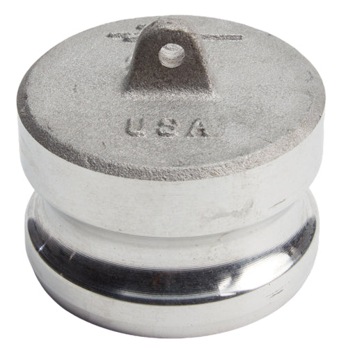 Aluminum 2 1/2" Male Camlock Dust Plug (USA)