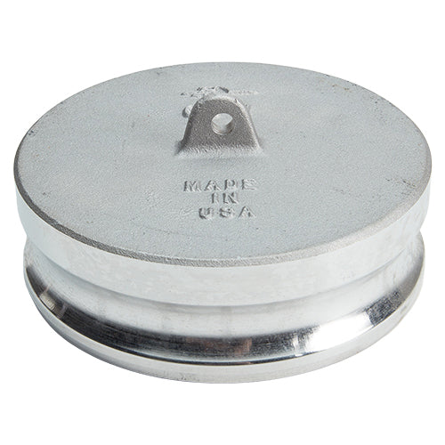 Aluminum 6" Male Camlock Dust Plug (USA)