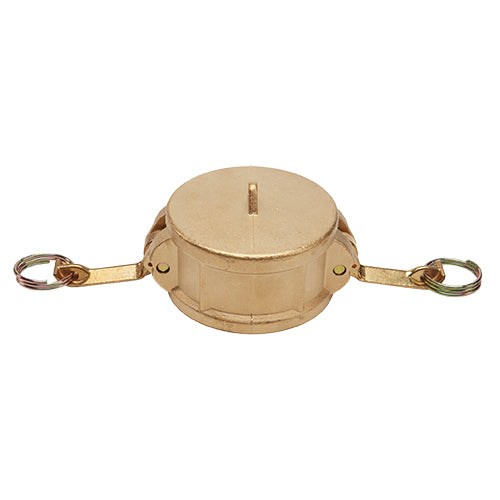 Brass 3" Female Camlock Dust Cap (USA)