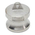 Stainless Steel 3/4" Camlock Male Dust Plug (USA)