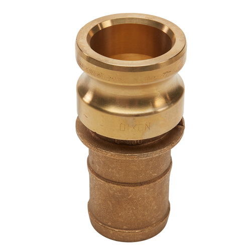 Brass 1 1/2" Male Camlock to Hose Shank (USA)