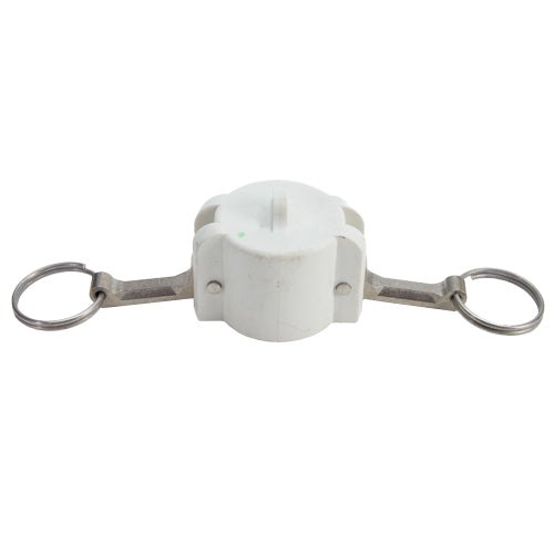 Food Grade Poly 1 1/4" Camlock Dust Cap (USA)