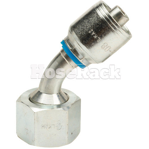 3/4" Female Face Seal Swivel 45˚ Elbow (ORFS) Hydraulic Fitting