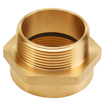 Brass 4" Female NH to 4" Male NPT (Hex)