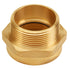 Brass 1 1/2" Female NH to 1 1/2" Male NPT (Hex)