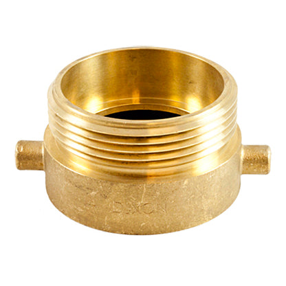 Brass 2 1/2" Female NH to 3" Male NPT (Pin Lug)