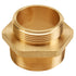 Brass 6" NPT to 4 1/2" NH Double Male (Hex)