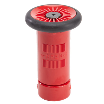 Plastic 1" Red Fire Nozzle (NPSH)