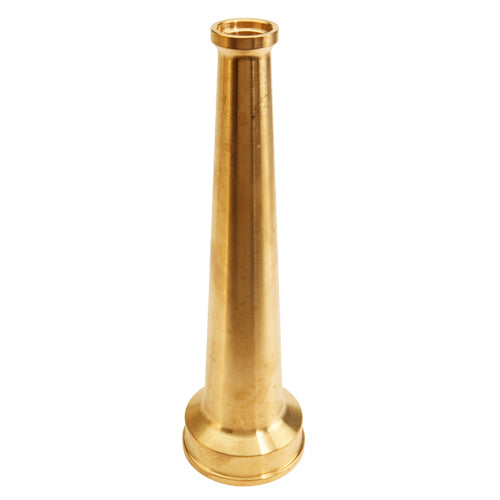 Brass 2 1/2" Smooth Bore Fire Nozzle (NH)
