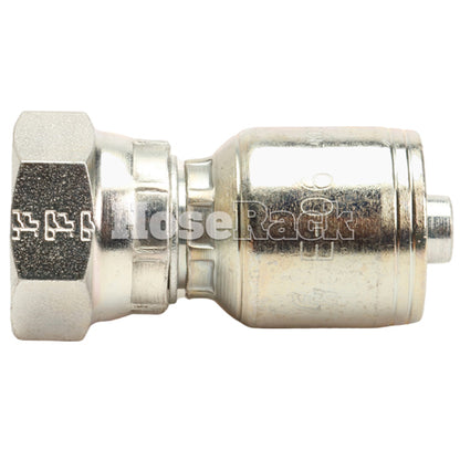 1/2" Female British Standard Parallel Pipe Cone Seat Swivel Hydraulic Fitting