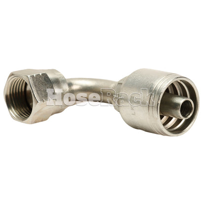 1/2" Female JIC Swivel 90˚ Elbow Hydraulic Fitting