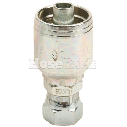 1/4" Female Face Seal Swivel (ORFS) Hydraulic Fitting