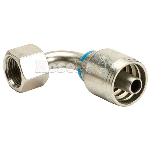 3/8" Female Face Seal Swivel 90˚ Elbow (ORFS) Hydraulic Fitting