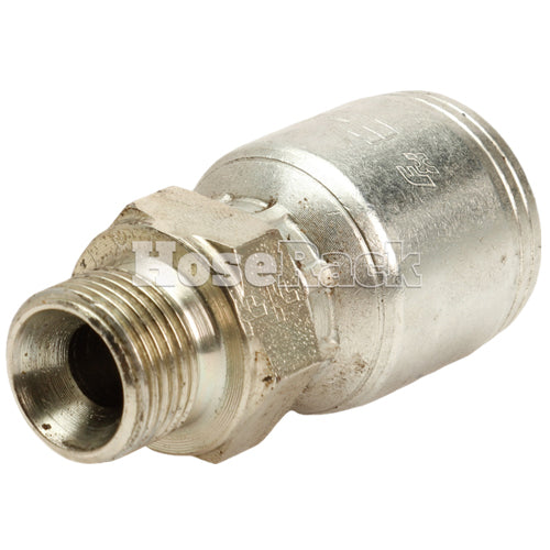 3/8" Male British Standard Parallel Pipe Hydraulic Fitting