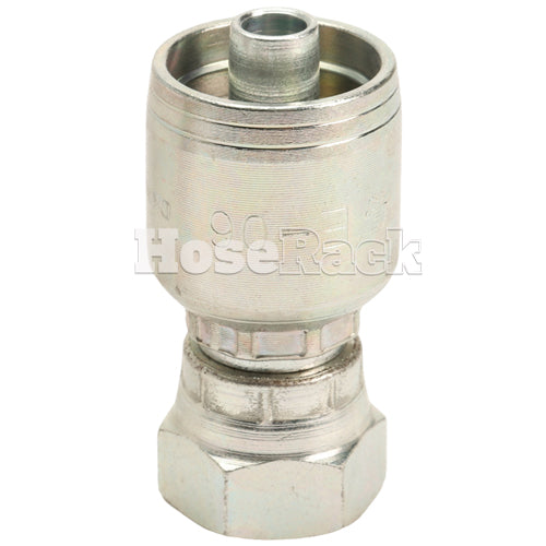 3/8" Female British Standard Parallel Pipe O-Ring Swivel Hydraulic Fitting