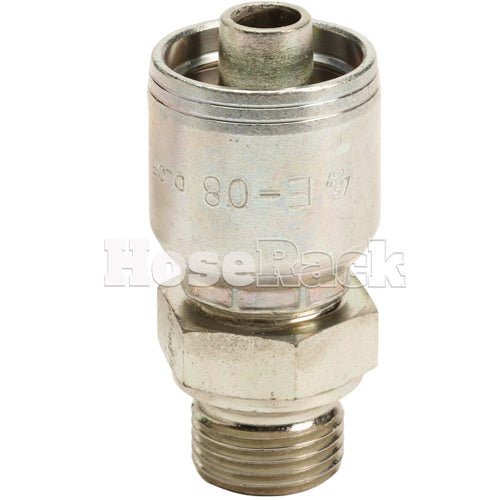 1/2" Male British Standard Parallel Pipe Hydraulic Fitting