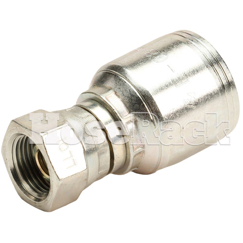 3/8" Female British Standard Parallel Pipe O-Ring Swivel Hydraulic Fitting