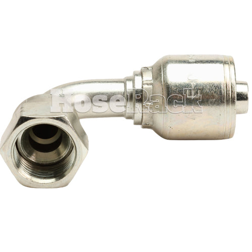 5/8" Female JIC Swivel 90˚ Short Drop Hydraulic Fitting