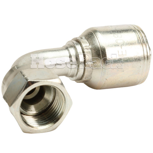 5/8" Female JIC Swivel 90˚ Short Drop Hydraulic Fitting