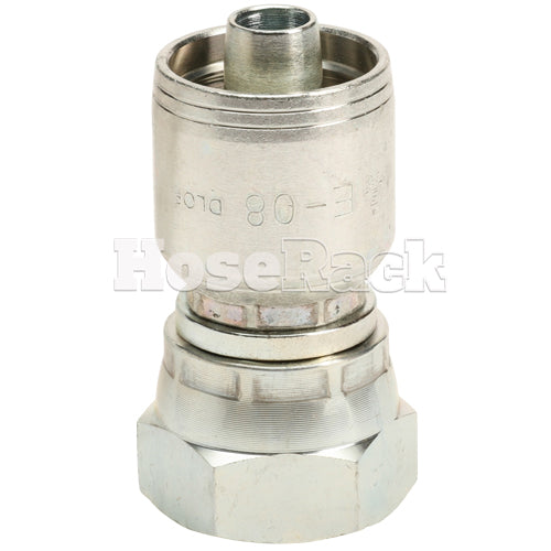 3/4" Female British Standard Parallel Pipe Cone Seat Swivel Hydraulic Fitting