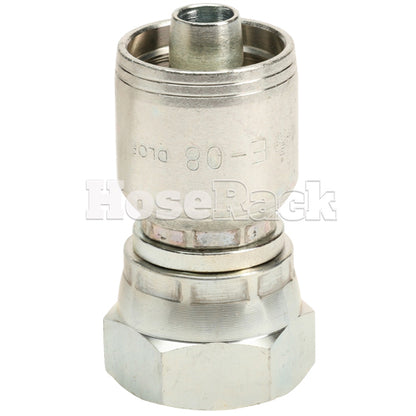 3/4" Female British Standard Parallel Pipe Cone Seat Swivel Hydraulic Fitting