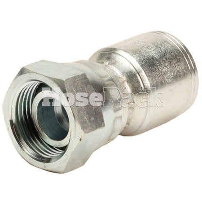 3/4" Female British Standard Parallel Pipe Cone Seat Swivel Hydraulic Fitting