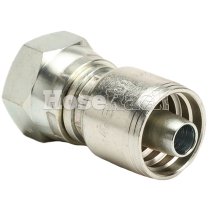 3/4" Female British Standard Parallel Pipe Cone Seat Swivel Hydraulic Fitting