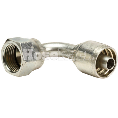 3/4" Female JIC Swivel 90˚ Short Drop Hydraulic Fitting