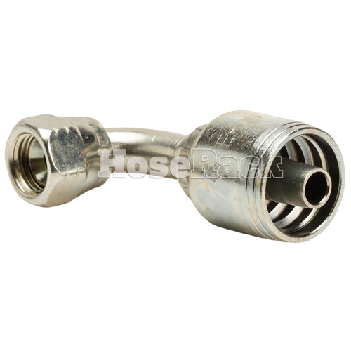 3/8" Female JIC Swivel 90˚ Elbow Hydraulic Fitting