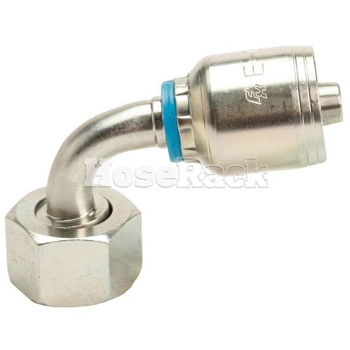 M22 X 1.5 Female Swivel 24˚ Cone (Light 15) with O-Ring 90˚ Elbow Hydraulic Fitting