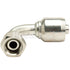 1/2" Female British Standard Parallel Pipe O Ring Swivel 90˚ Elbow Hydraulic Fitting