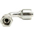 5/8" Female British Standard Parallel Pipe O Ring Swivel 90˚ Elbow Hydraulic Fitting