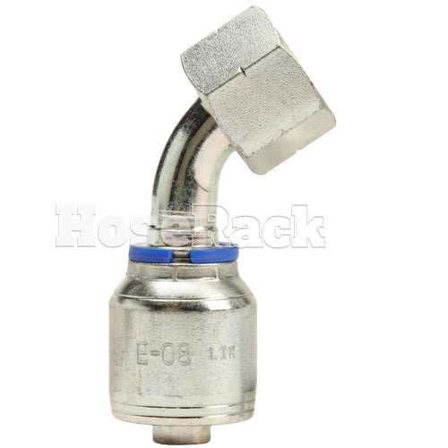 M22 X 1.5 Female Swivel 24˚ Cone (Heavy S14) with O-Ring 45˚ Elbow Hydraulic Fitting