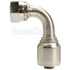 5/8" Female British Standard Parallel Pipe O-Ring Swivel 90˚ Elbow Hydraulic Fitting