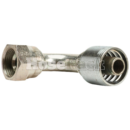 3/4" Female British Standard Parallel Pipe Cone Seat Swivel 90˚ Elbow Hydraulic Fitting