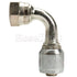 3/4" Female British Standard Parallel Pipe O-Ring Swivel 90˚ Elbow Hydraulic Fitting