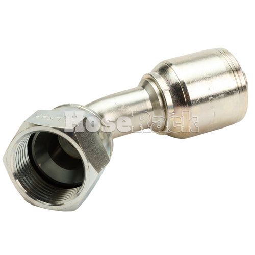 1" Female JIC Swivel 45˚ Elbow Hydraulic Fitting