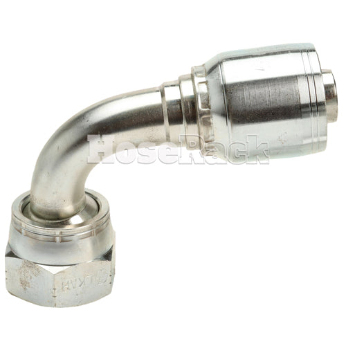 1" Female JIC Swivel 90˚ Short Drop Elbow Hydraulic Fitting