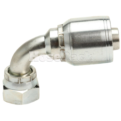 5/8" Female Face Seal Swivel 90˚ Elbow (ORFS) Hydraulic Fitting