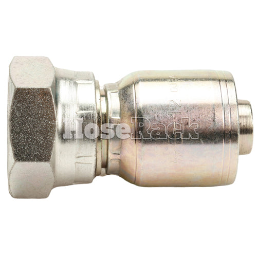 1" Female British Standard Parallel Pipe O-Ring Swivel Hydraulic Fitting