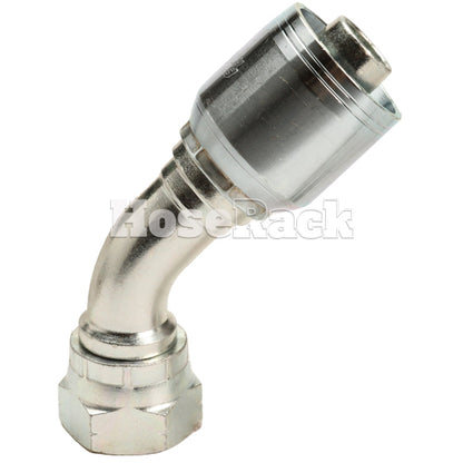 M26 X 1.5 Female Swivel 24˚ Cone (Light L18) with O-Ring 45˚ Elbow Hydraulic Fitting