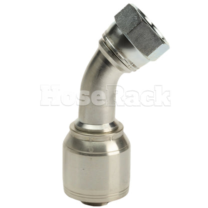 1" Female JIC Swivel 45˚ Elbow Hydraulic Fitting