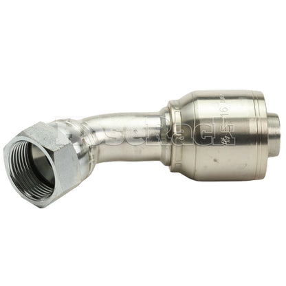 1" Female JIC Swivel 45˚ Elbow Hydraulic Fitting